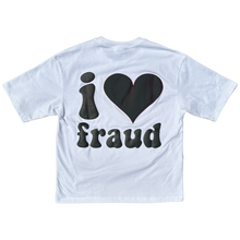 Load image into Gallery viewer, WHITE ‘FRAUDSTAR’ SHIRT
