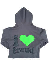 Load image into Gallery viewer, GREEN &#39;FRAUDSTAR V2&#39; HOODIE
