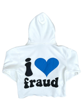 Load image into Gallery viewer, BLUE &#39;FRAUDSTAR V2&#39; HOODIE
